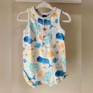 🧡🧡🧡4 For $20🧡🧡🧡Old navy romper💙🐡🐳🪸